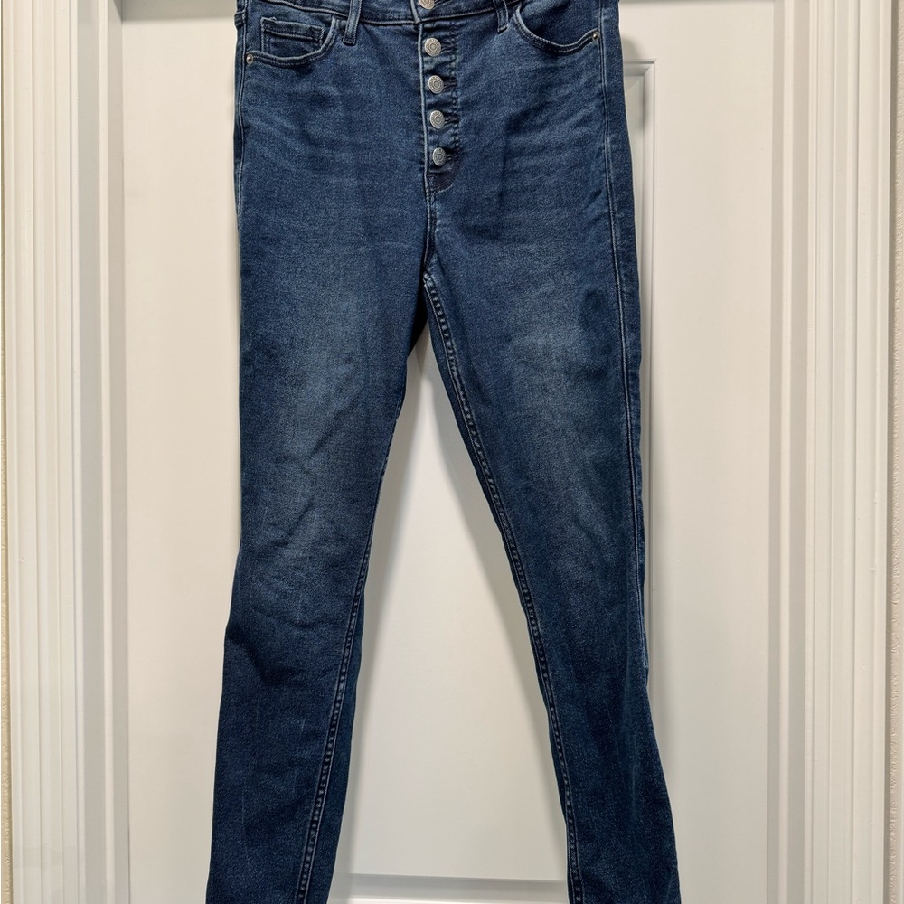Old Navy High Rise Dark Blue Women's Jeans